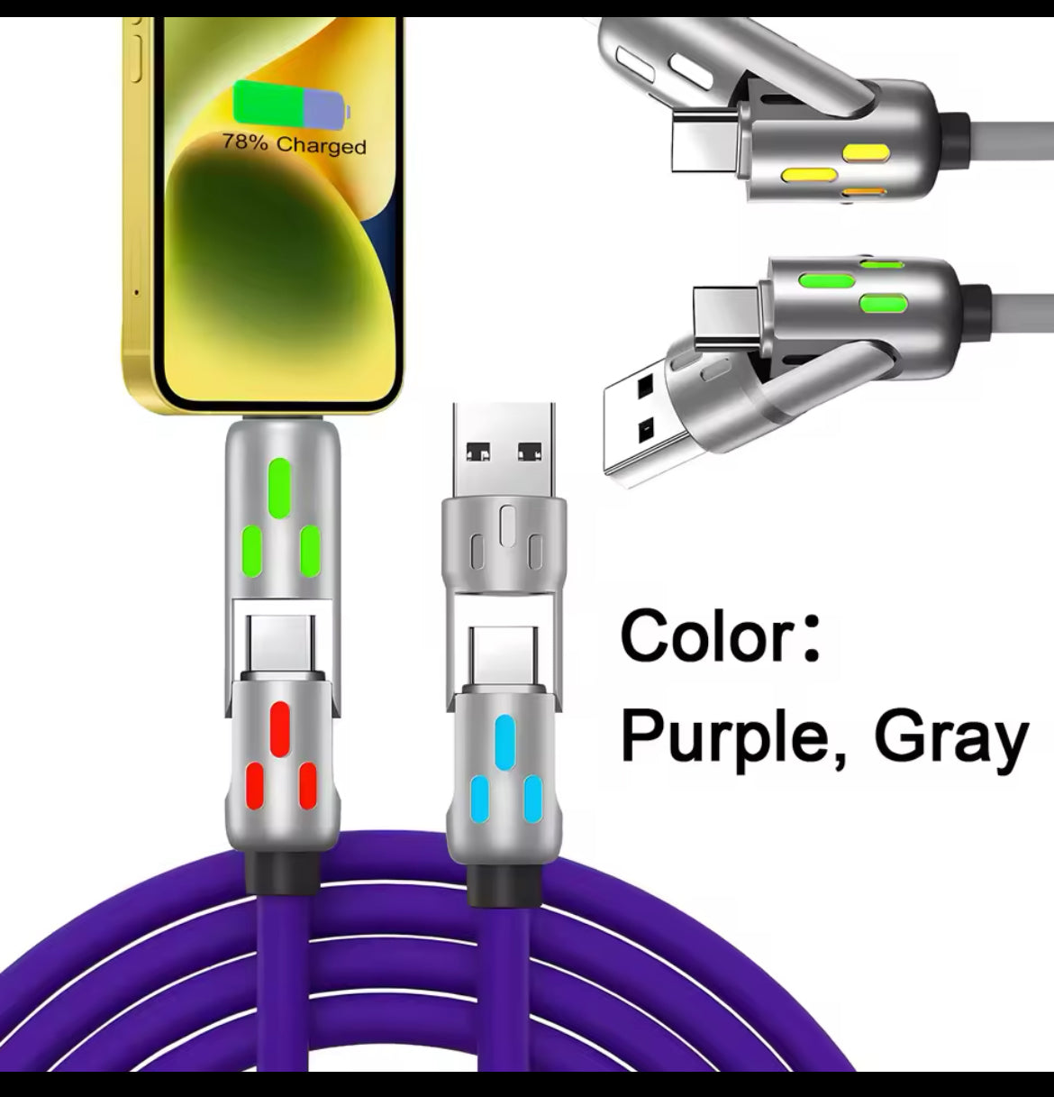 4 in 1 Charging cord